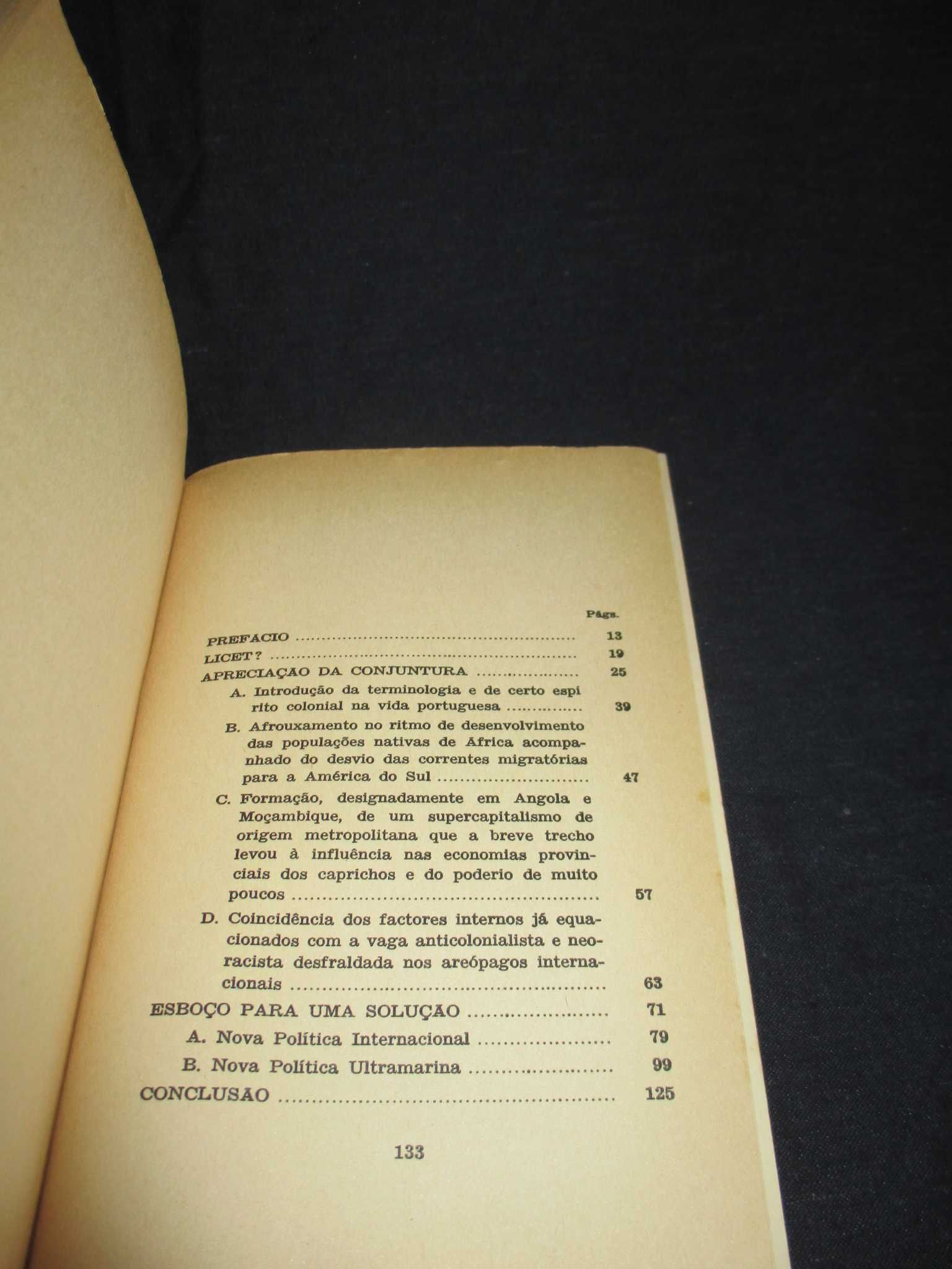 Livro Portugal O Ultramar e o Futuro Manuel José Homem de Mello