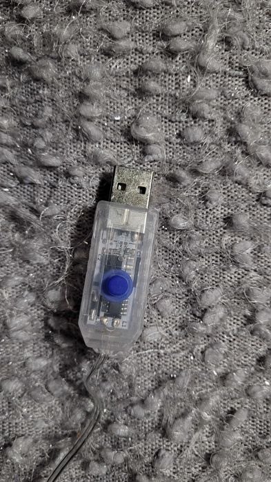 ХІТ! Шторка гірлянда круги/зірки з  іграшками 3х0,7 м 8 режимів USB