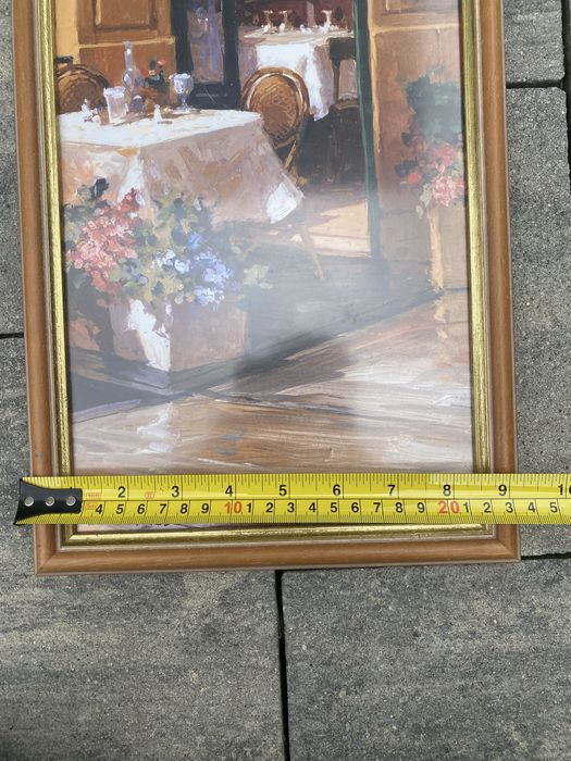 Obraz przedstawiajacy scene w restauracji