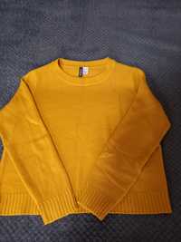 Sweter H&M rozmiar M musztardowy