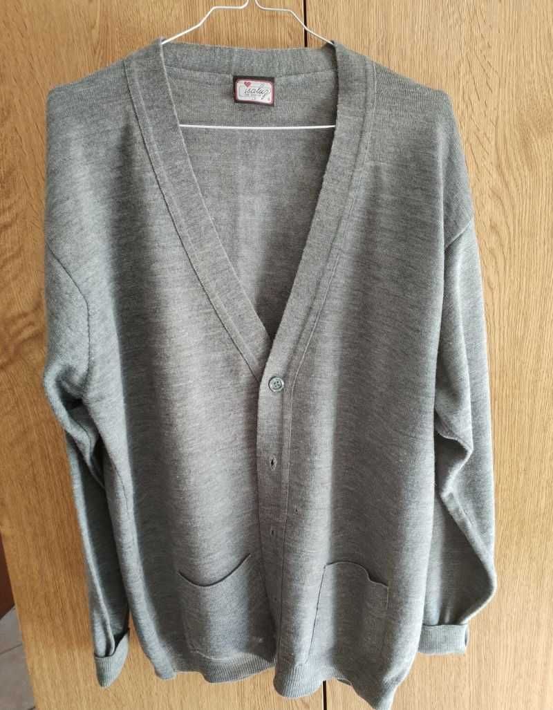 Casaco Cardigan cinzento