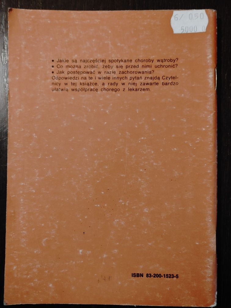 Książka "O chorobach wątroby i dróg żółciowych"