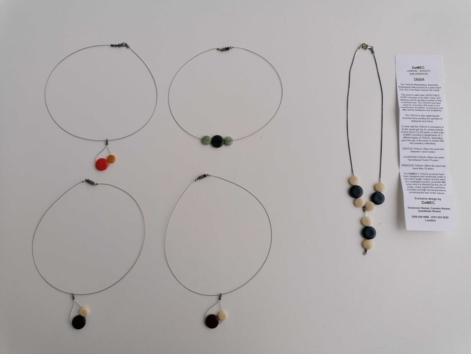 Colares de marfim vegetal / Tagua - vários preços