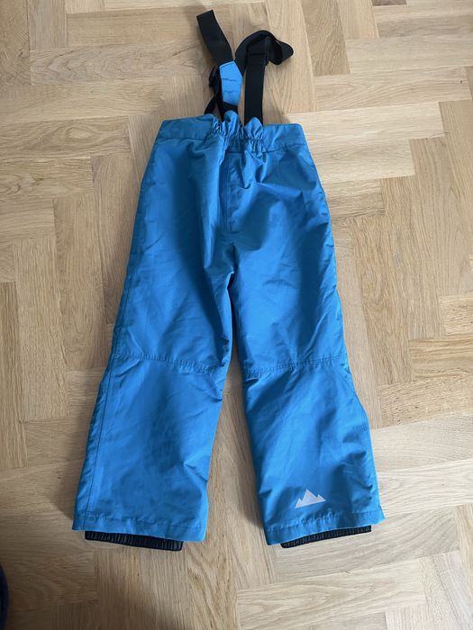 Spodnie narciarskie od kombinezonu Lupilu 110-116 cm stan bdb blue
