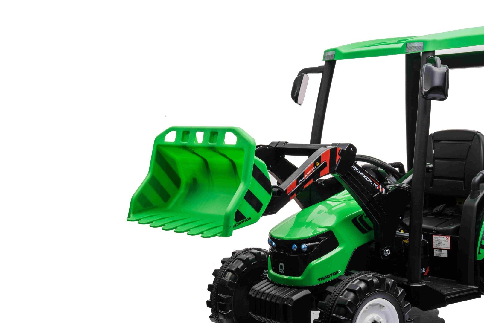 Traktor na akumulator Z Przyczepą 2 x 200W MEGA 24V/7Ah Traktor D68