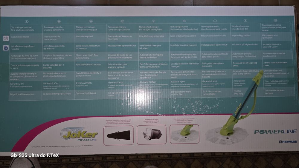 Aspirador hidraulico joker novo na caixa