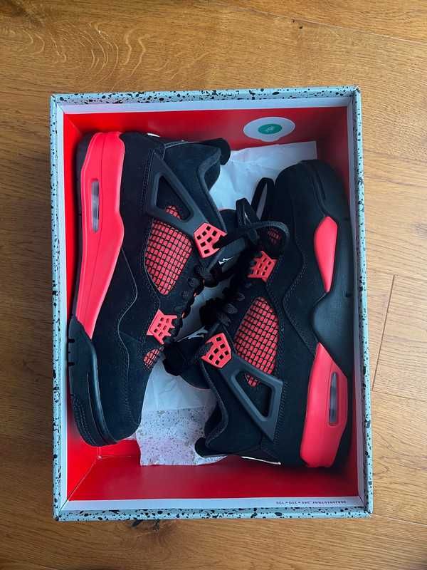 Jordan 4 Retro Red Thunder R.43