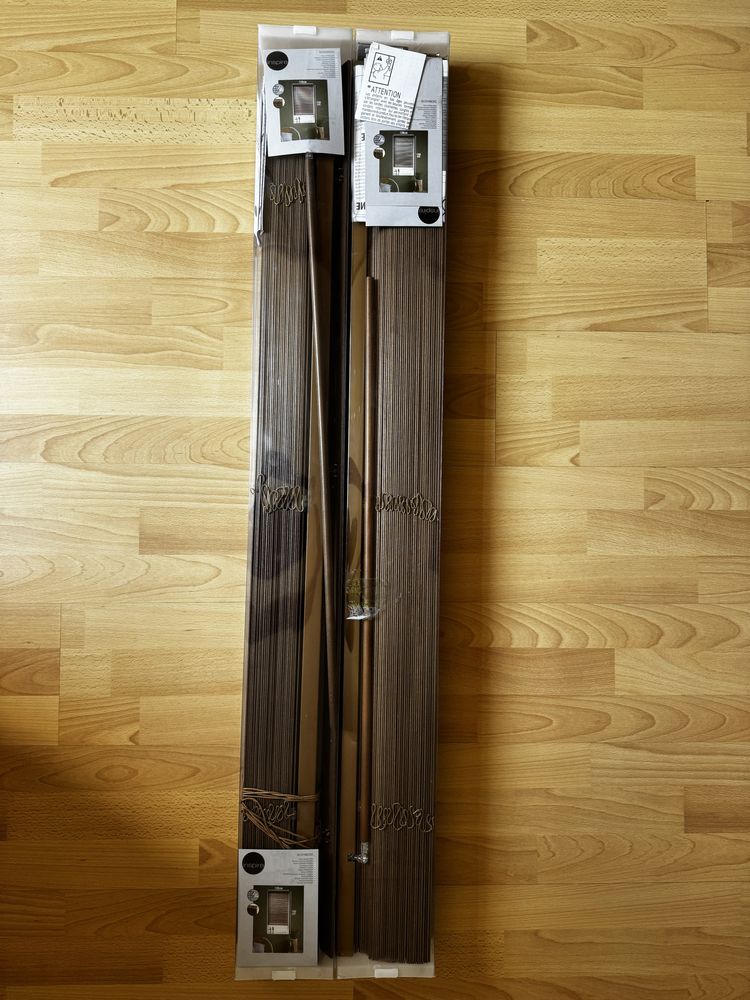 Żaluzja Roleta drewniana 120 x 150 cm natural 27 mm Inspire
