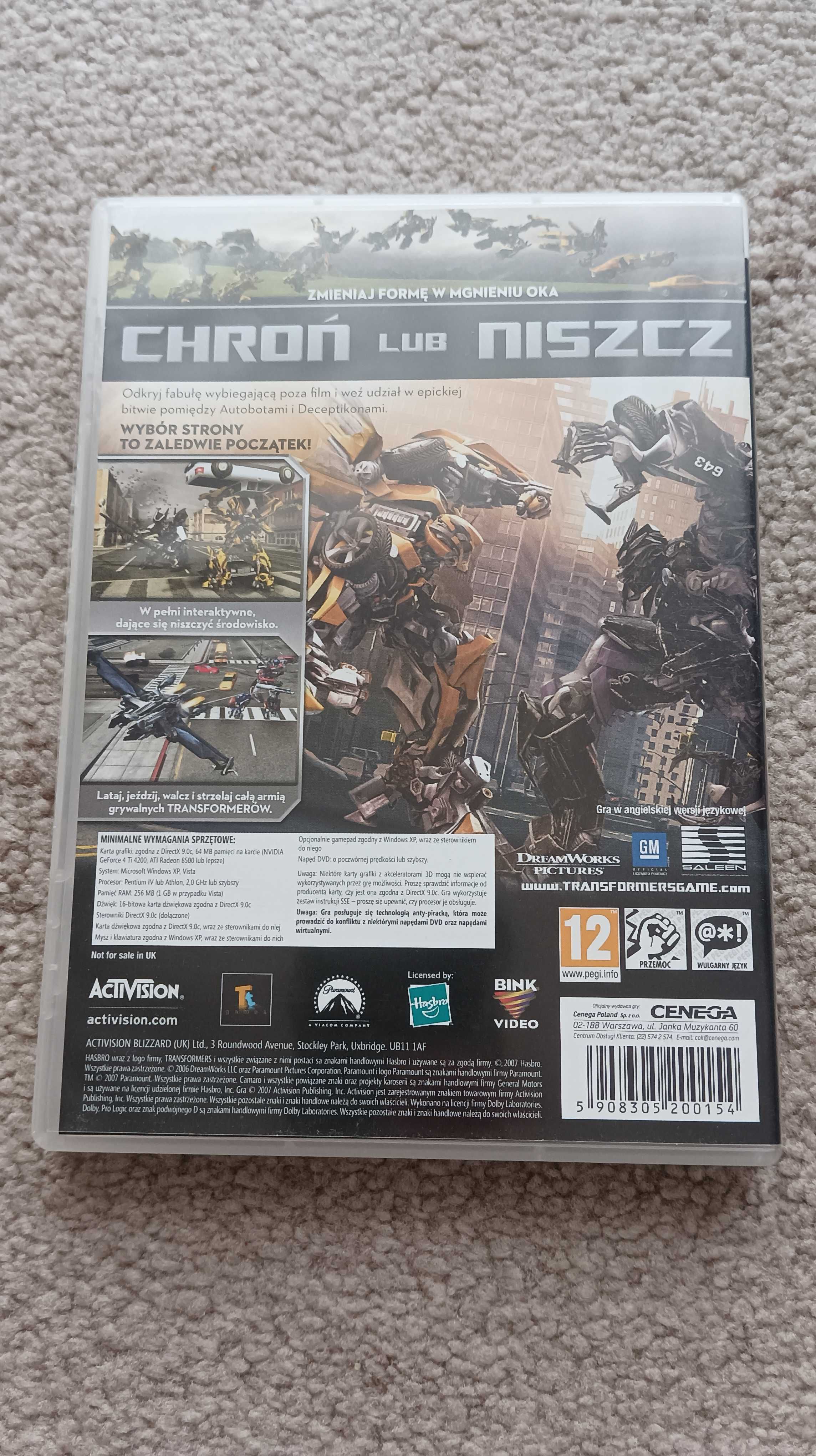 Gra PC Transformers The Game
