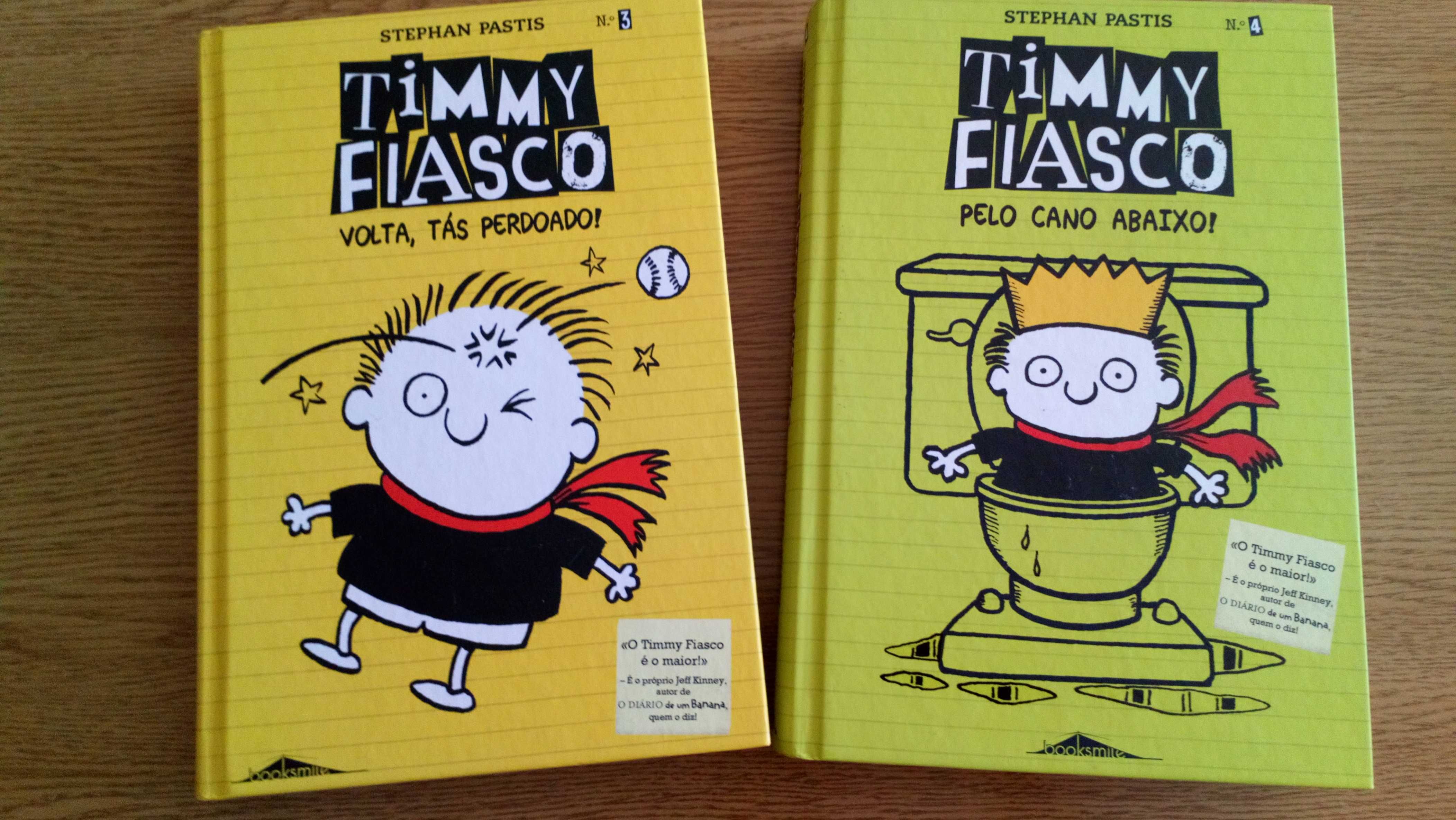 Timmy Fiasco, de Stephan Pastis, 4 livros