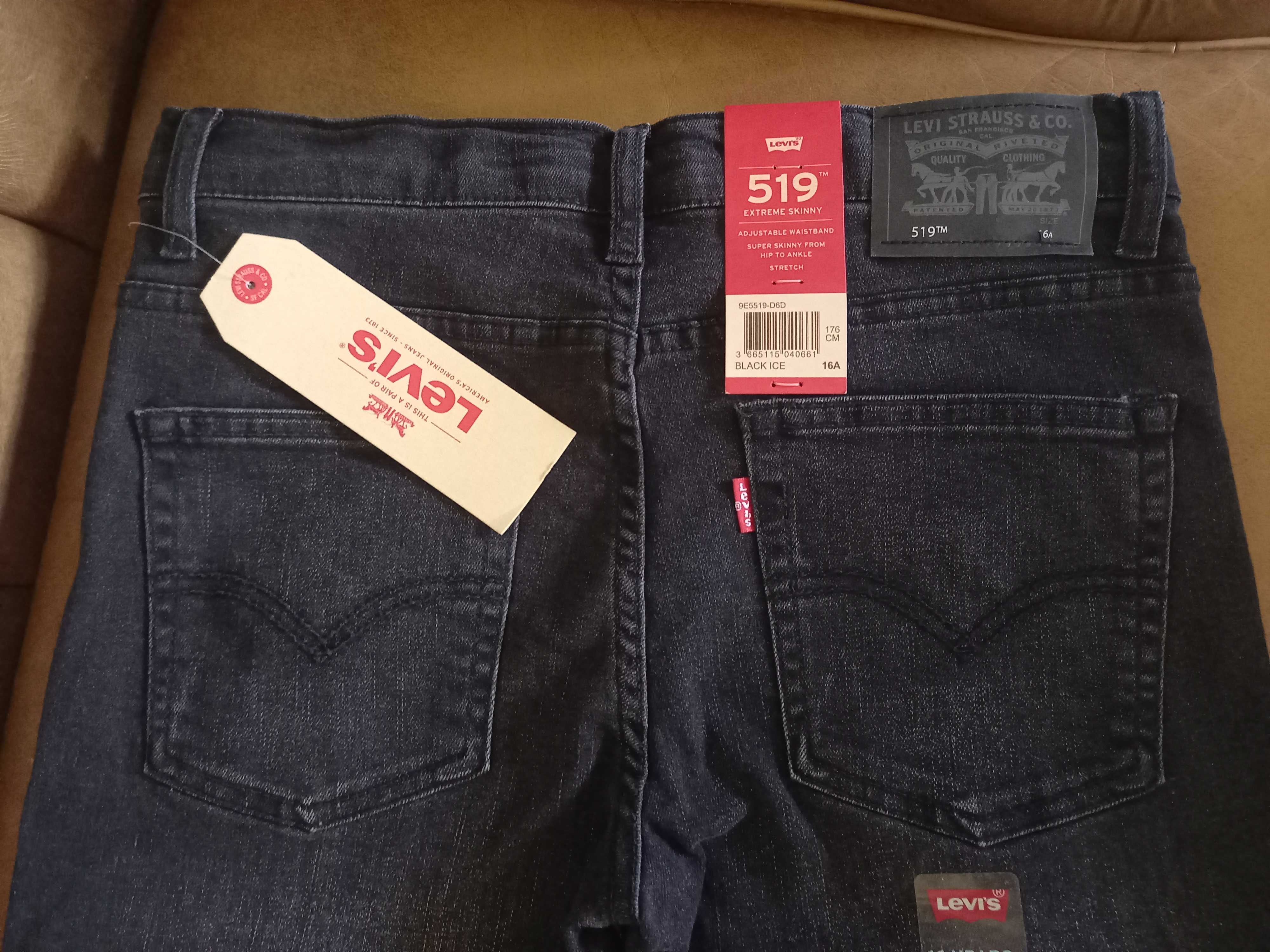Jeansy Levis 519 r 176 NOWE