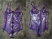 Latex fioletowe body r. S/M 100% guma