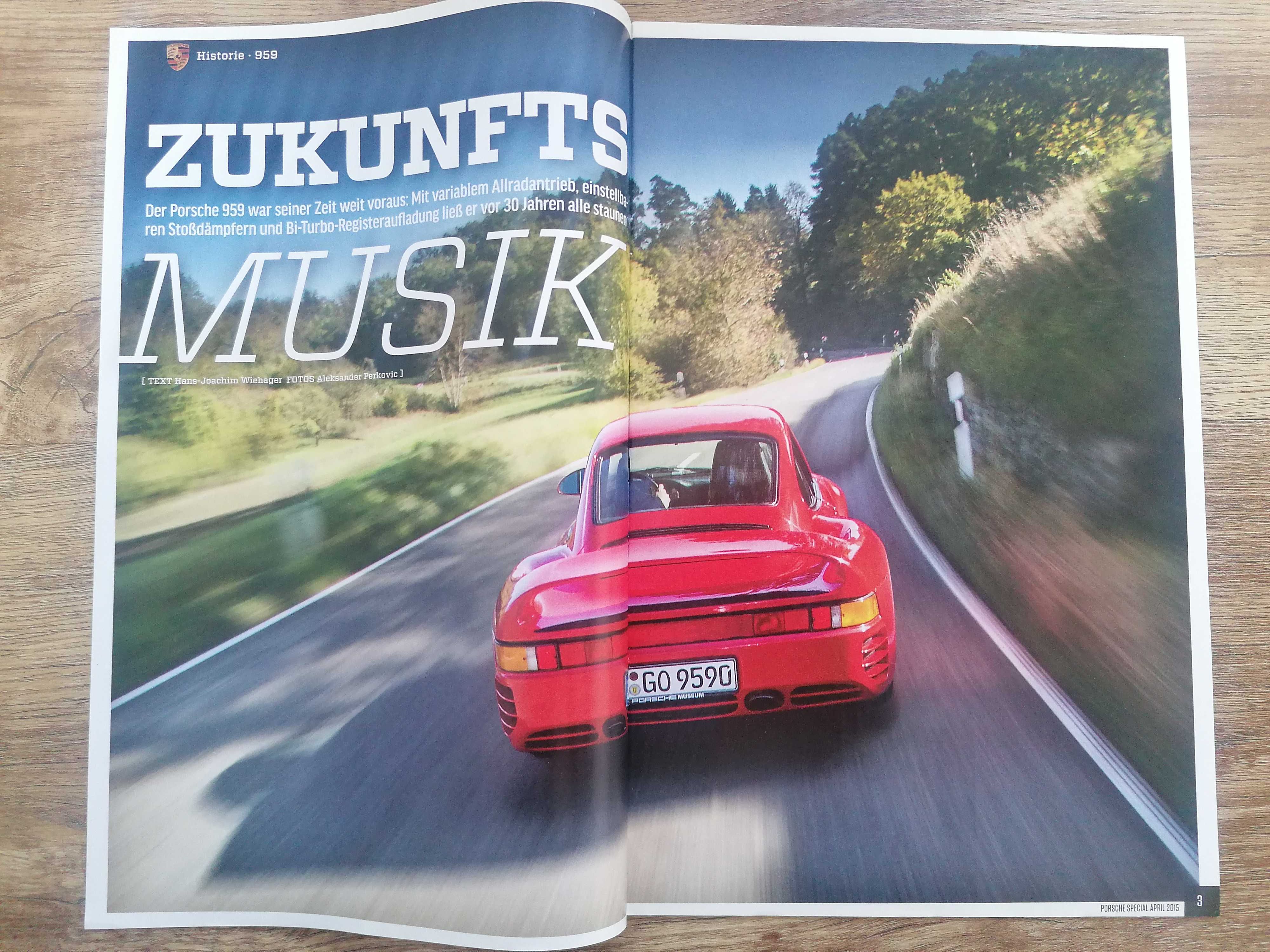 Auto Zeitung 50 lat Porsche 911 Targa (991), 959, 911 S Targa 2.