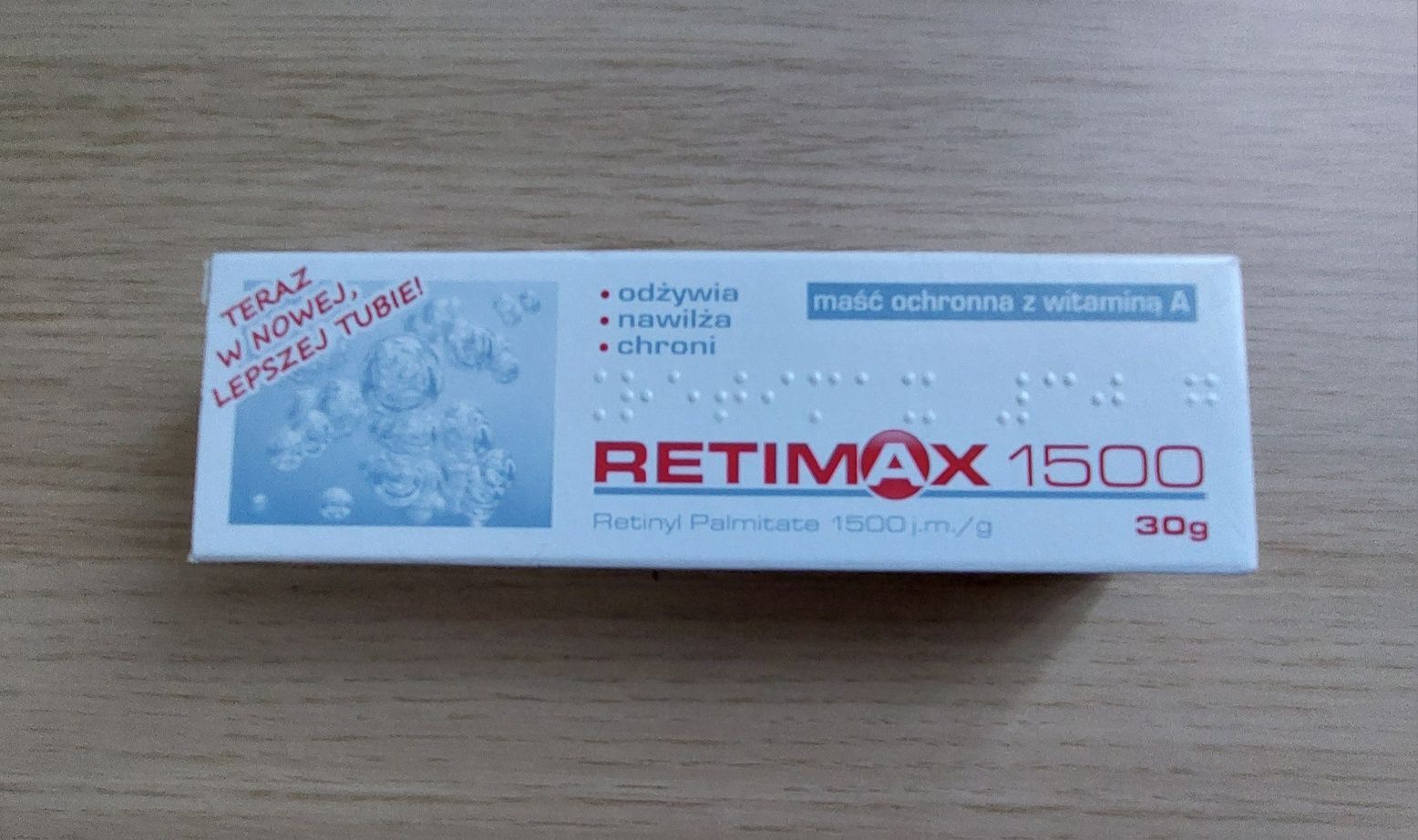 Retimax 1500, maść ochronna z witaminą A, 30 g