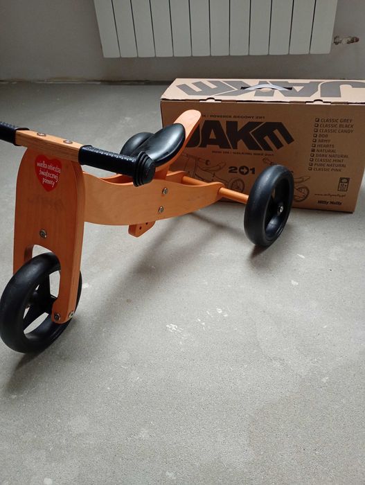 Rowerek Drewniany Biegowy 2 w 1