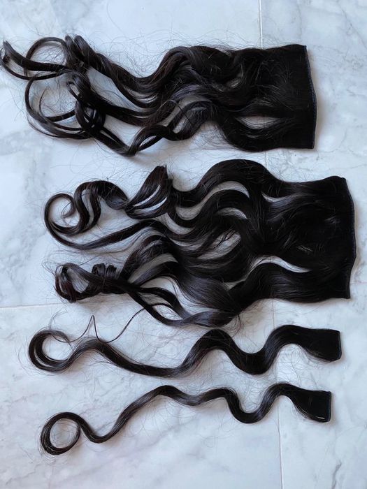 Натуральные волосы на клипсах Prof line