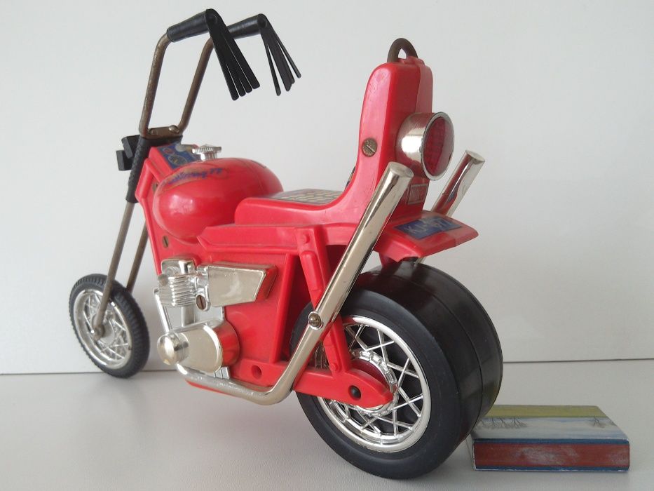 stara zabawka PRL Polska motor 1977 chopper Harley stare zabawki czz