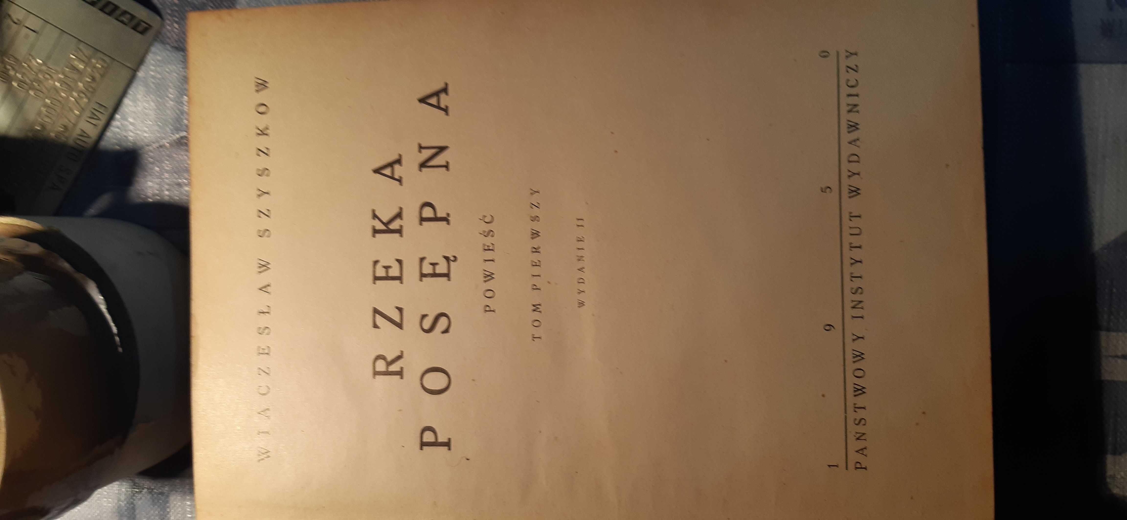 wiaczysław szyszkow rzeka posępna, stare wydanie dla kolekcjonerów