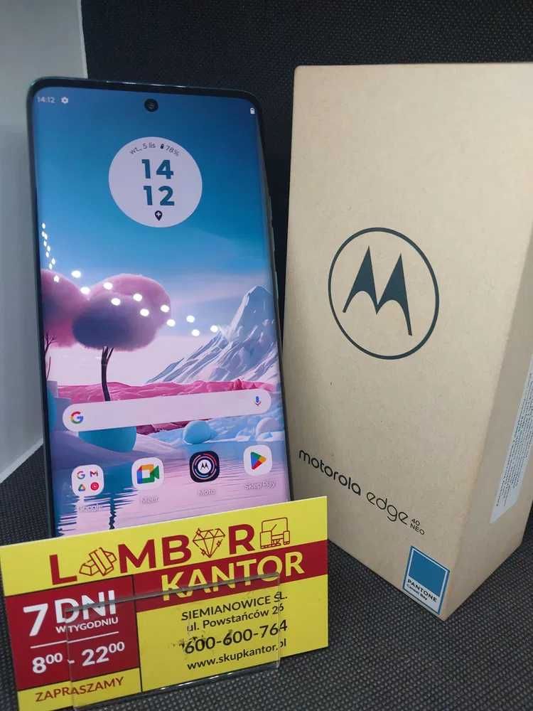 (1086/24) MOTOROLA Edge 40 Neo 12/256GB 5G