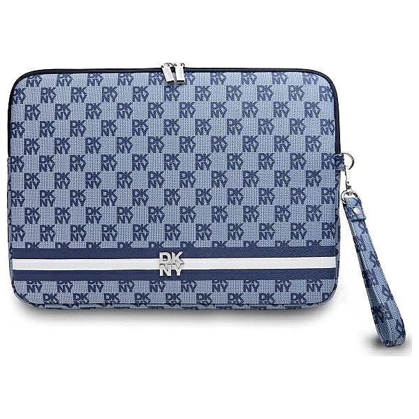 Pokrowiec na laptopa DKNY Sleeve Checkered Pattern Printed Stripes 14"