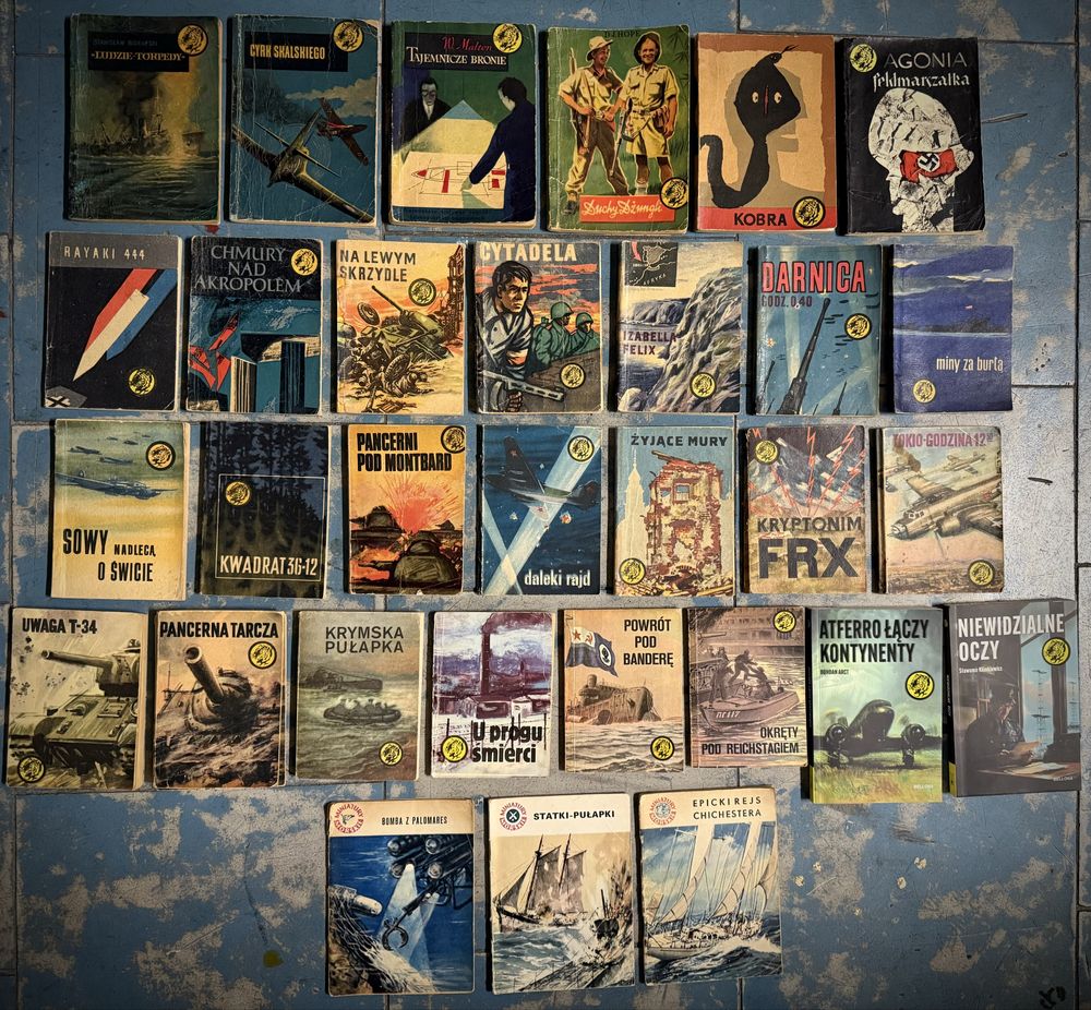 seria Żółty Tygrys 28 sztuk 1957 - 2025, Miniatury morskie 3 szt.