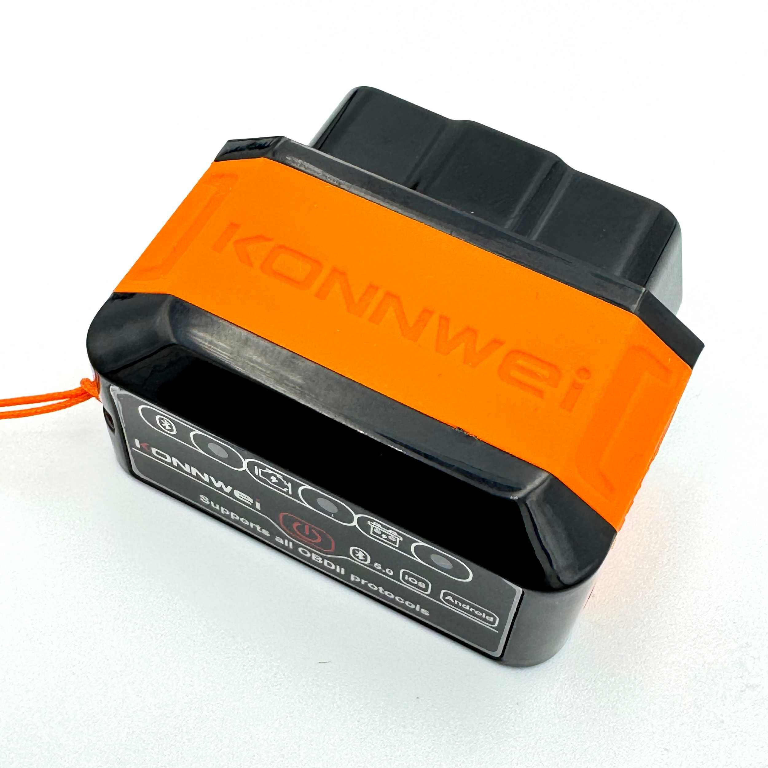 Interfejs Konnwei KW906 Pomarańczowy ELM327 Bluetooth 5.0 ANDROID iOS