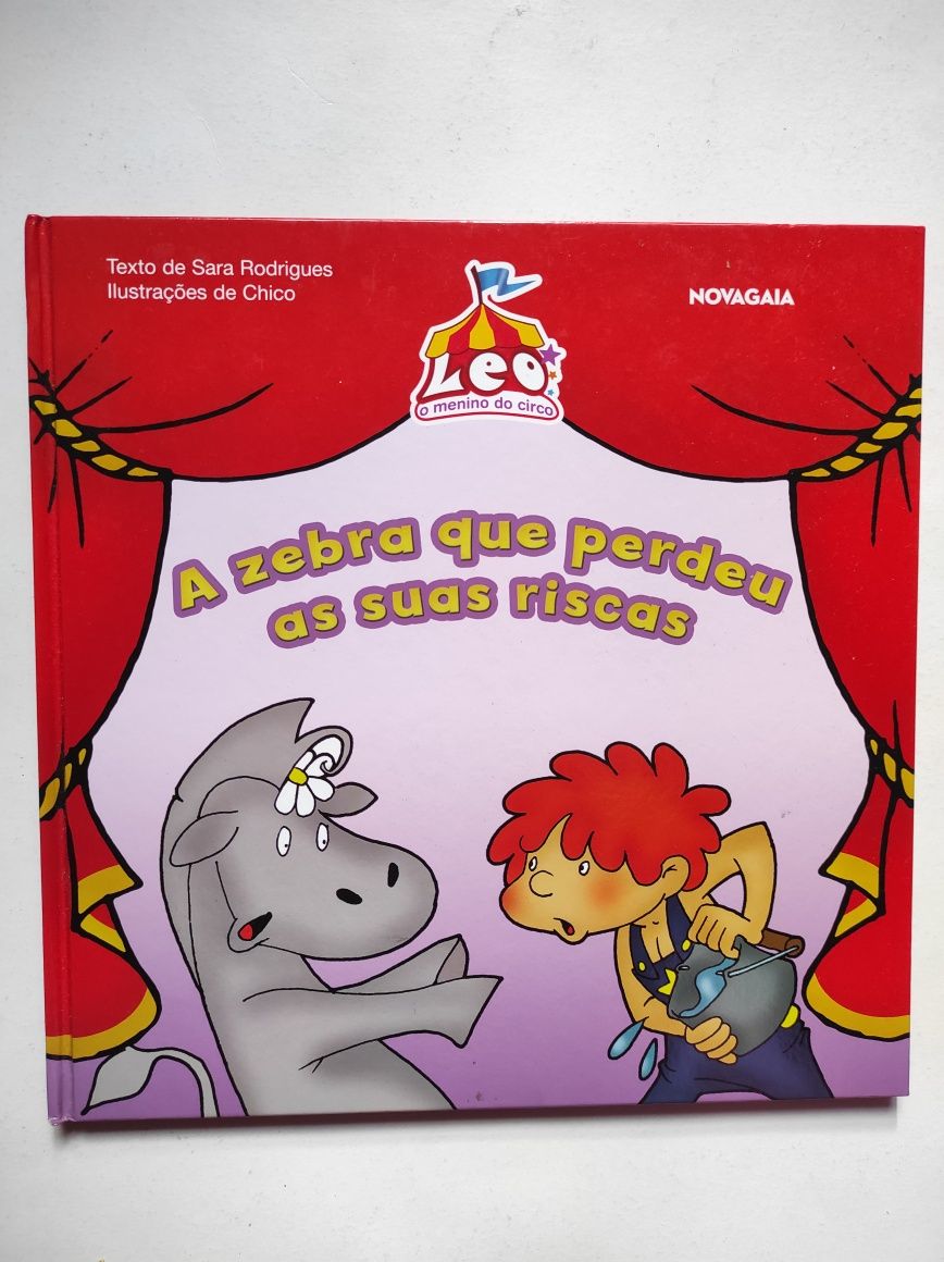 Livro" A zebra que perdeu as suas riscas" de Sara Rodrigues