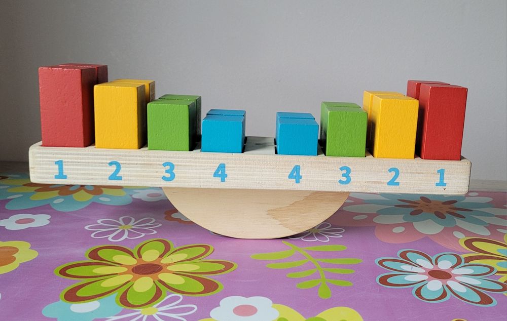 Drewniane układanki PlayTIve hands puzzle i balance game