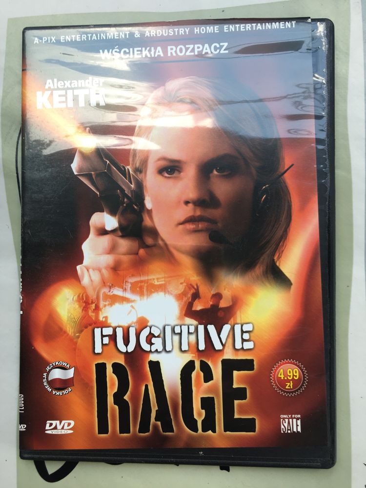 Film DVD Wściekła rozpacz Fugitive ramę