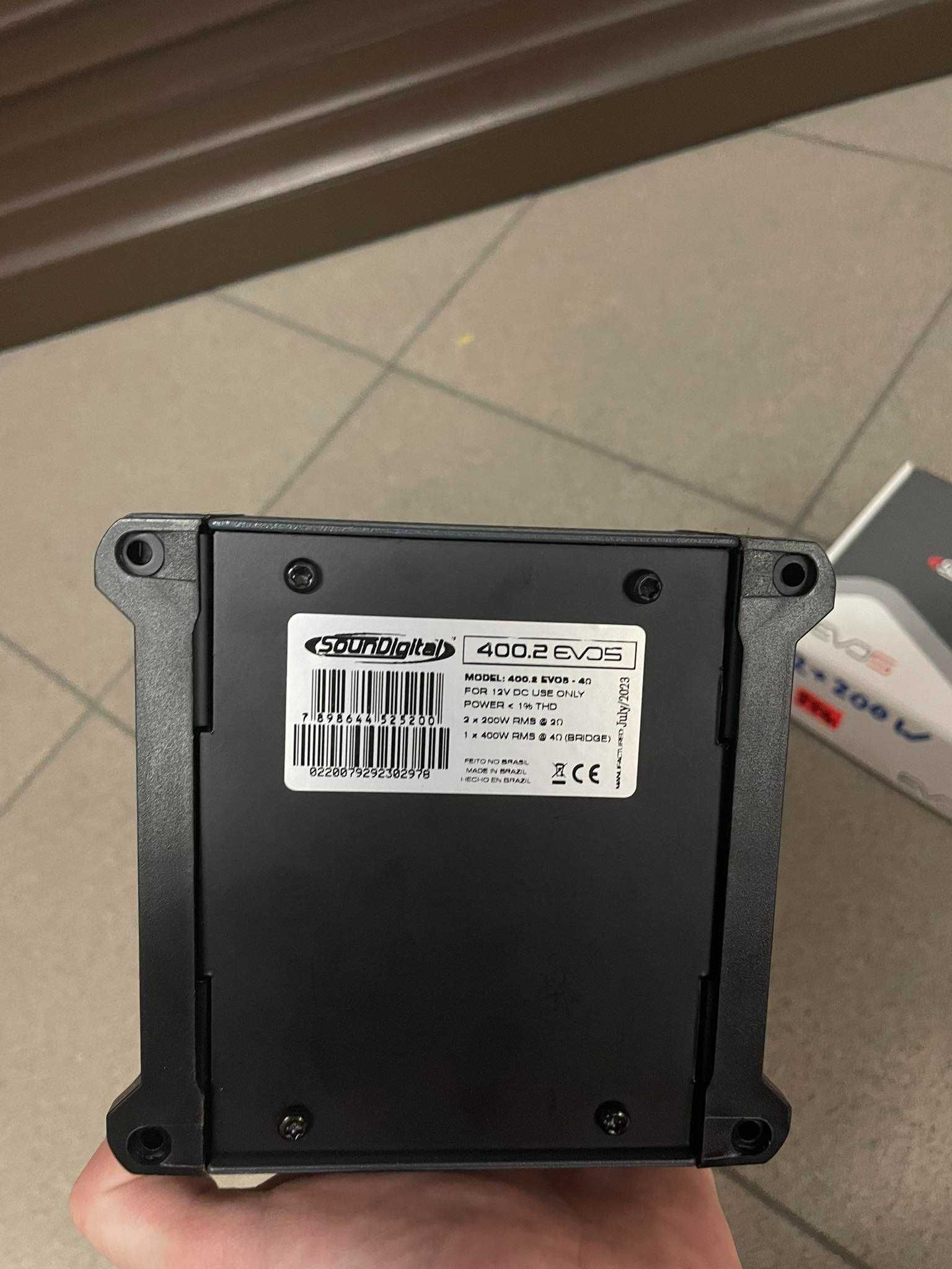 Wzmacniacz SounDigital 2x200W 2OHMS, 400W 4 OHMS