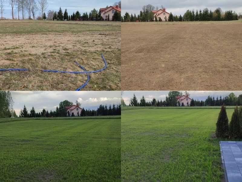 rozwózka ziemii ładowarka,wykopy liniowe, niwelacja terenu,karczowanie