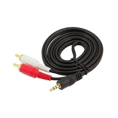 Kabel 2Rca-Jack 3,5Mm Cinch 1,5M Audio