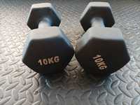 Hantle 10 kg x 2 hantla 2 x 10 kg komplet hantli 20 kg