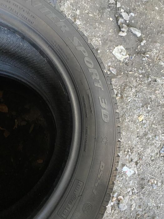 225 55 17 Dunlop WinterSport 3D RSC 80% Зима 2023 Гарантія