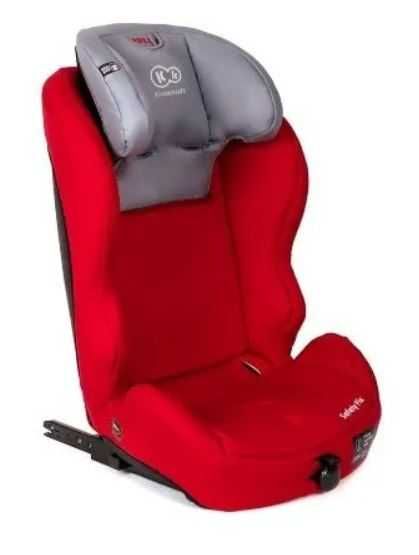 Kinderkraft, Safety-Fix, fotelik samochodowy, 9-36 kg, czerwony