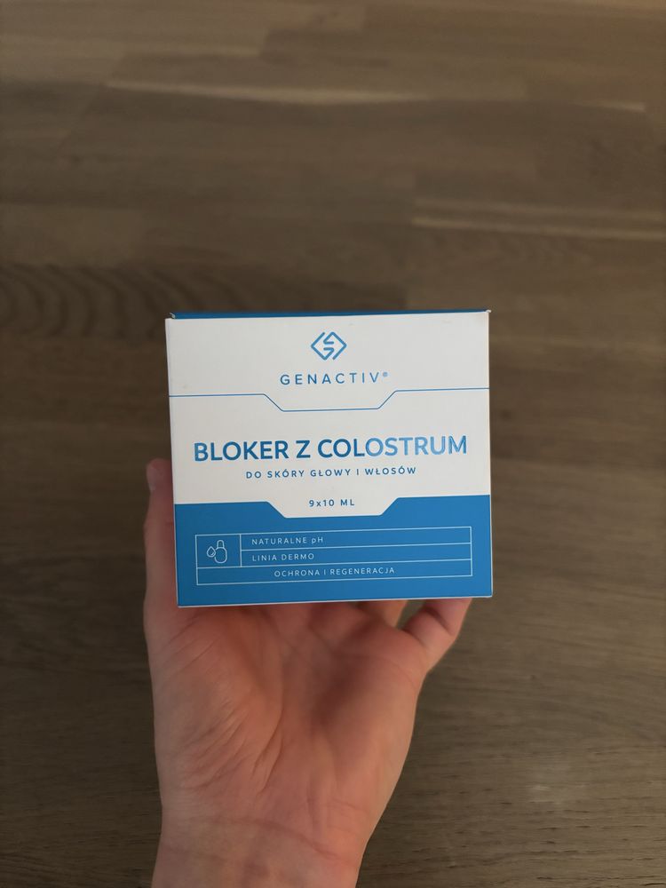 Genactiv bloker z colostrum do skóry głowy, 9x10 ml Gliwice