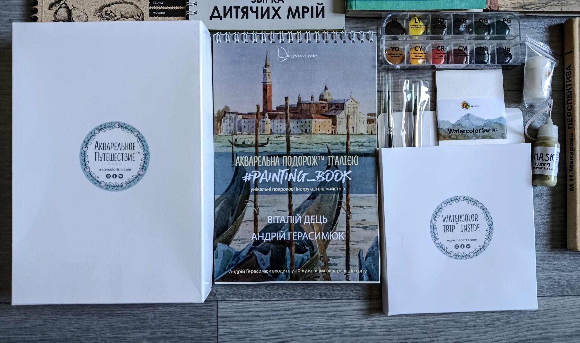 Образотворче мистецтво. Різні фотоальбоми. Путівники з картами.