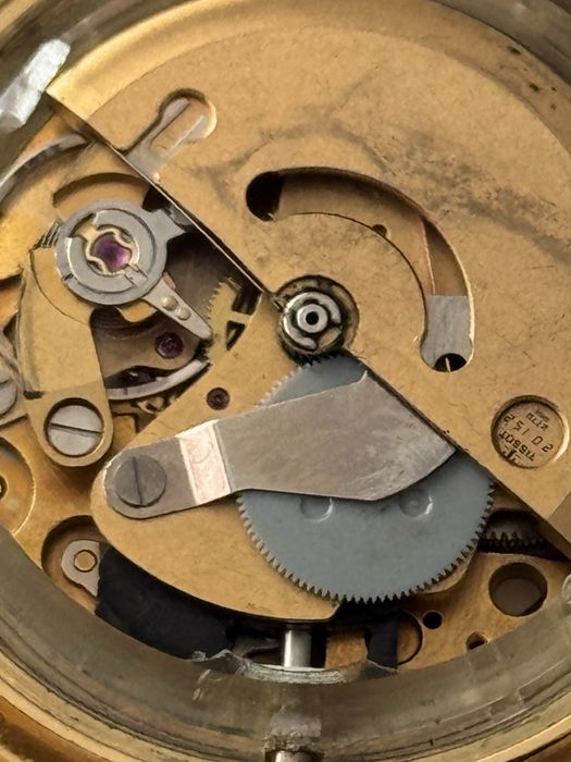 Zegarek męski Tissot Automatic, złocony, duży wymiary 38/42mm