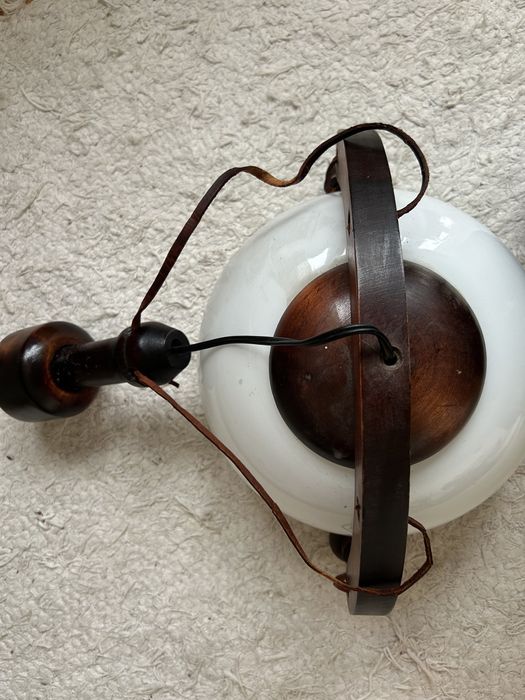 Lampa retro z kloszem