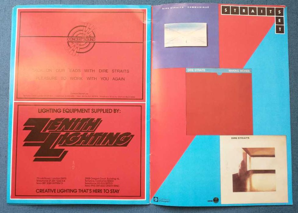 Dire Straits - On Location Tour [tourbook]