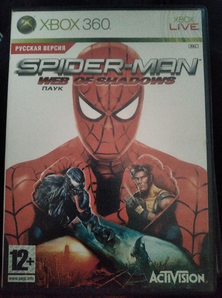 Продам диск  с игрой Spider-Man на,  Xbox 360