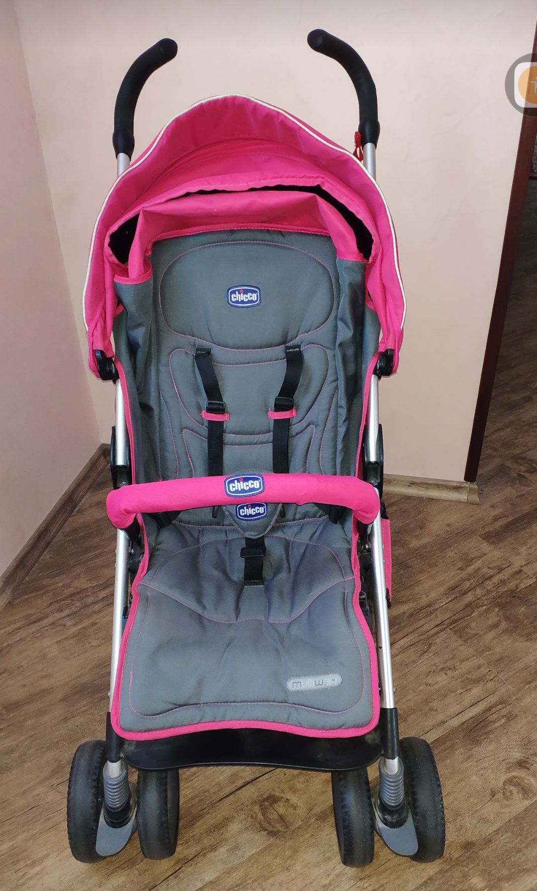 Коляска-тростина Chicco Multiway Evo Fuchsia