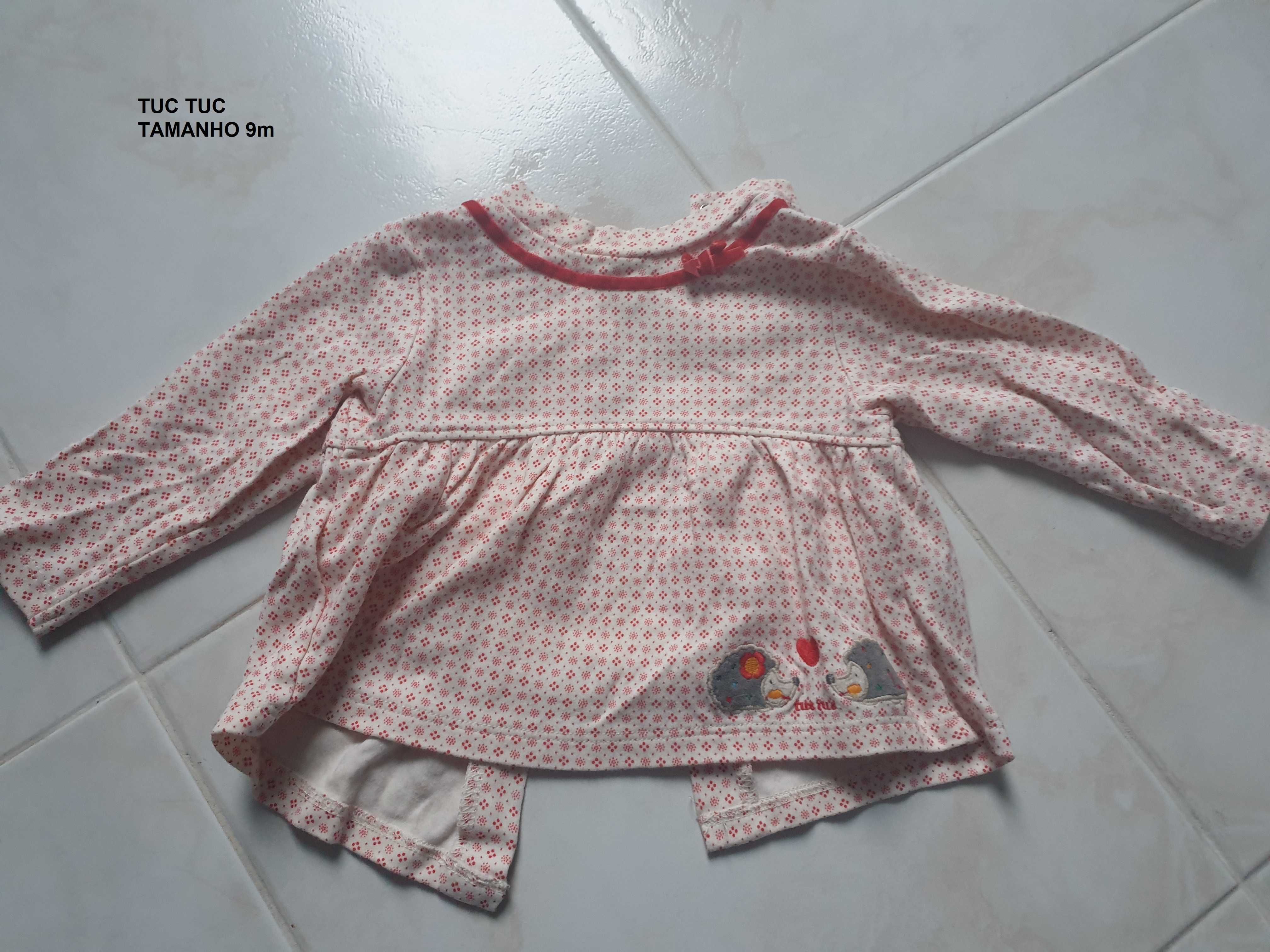 Peças roupa 6m-9meses