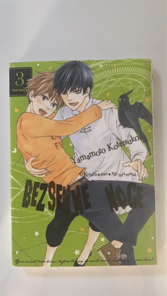 Manga "Bezsenne Noce" zestaw