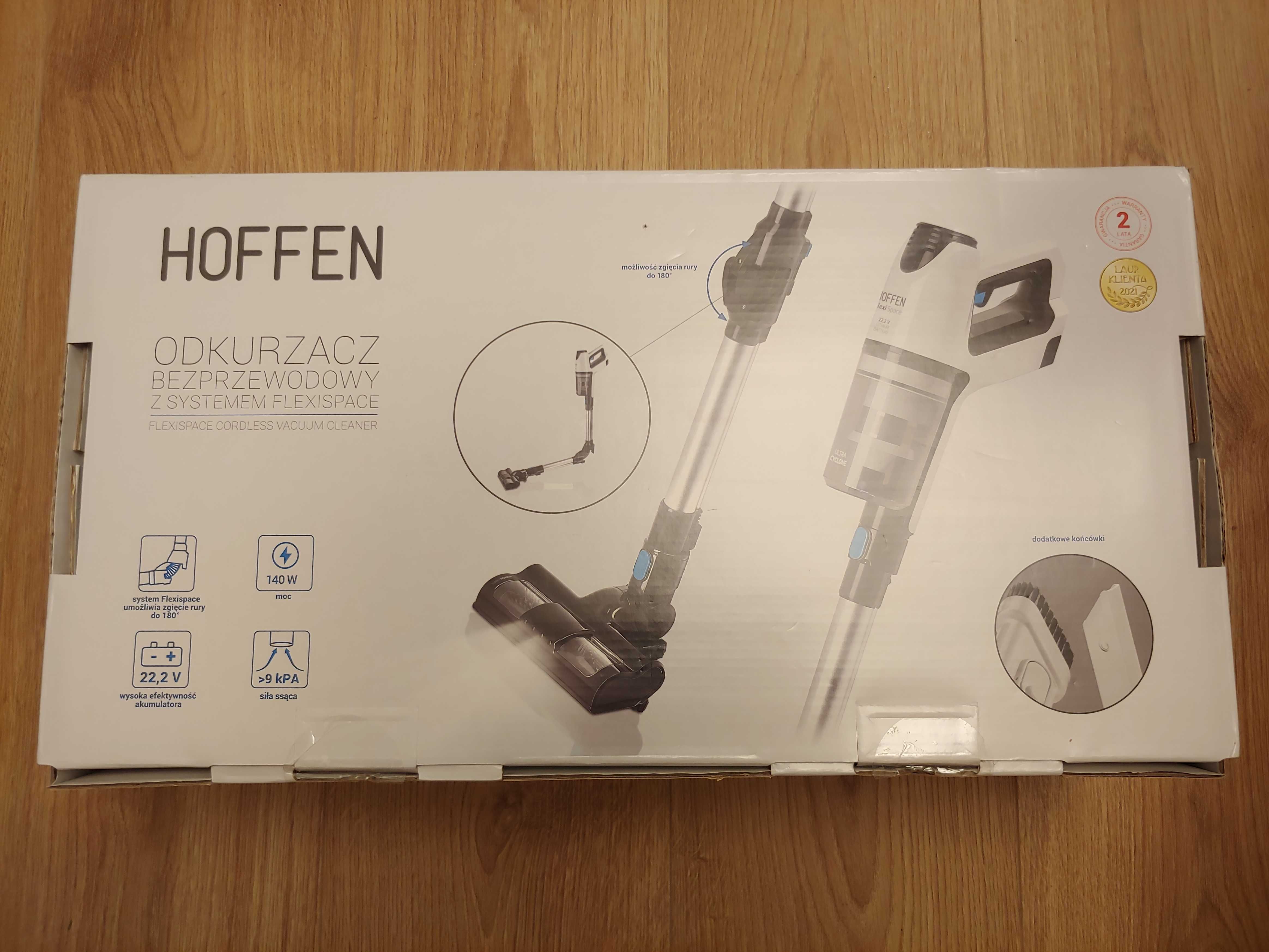 Odkurzacz bezprzewodowy Hoffen z systemem Flexispace