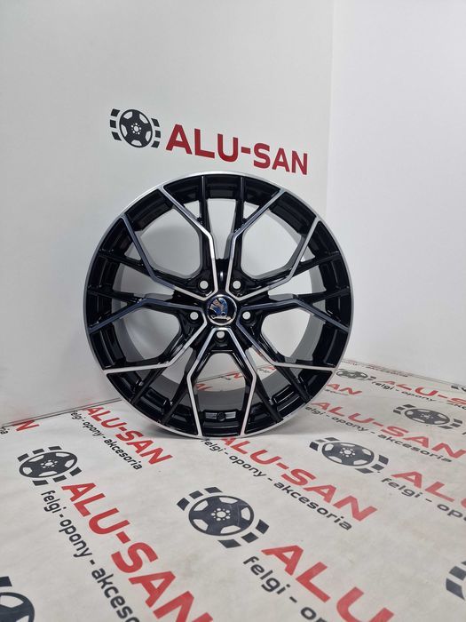 Nowe alufelgi SKODA 18" 5x112 KaroQ KodiaQ Octavia SuperB-Czarne