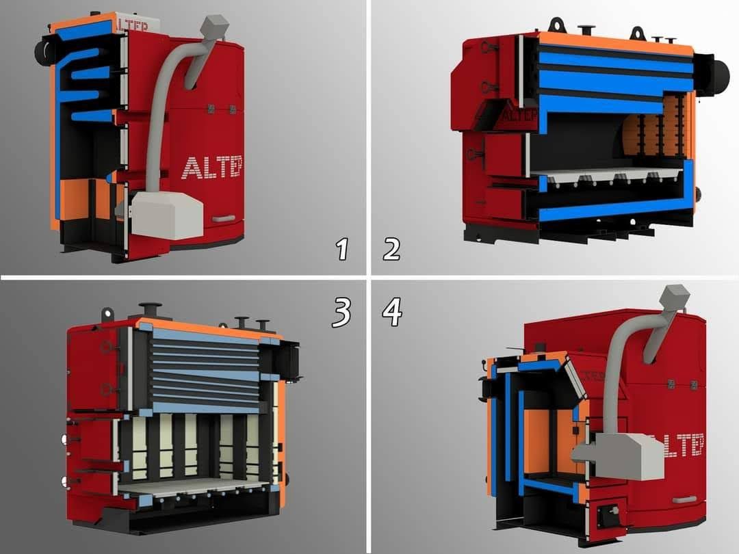 ‼️Промисловий  Котел Тривалого Горіння на Соломі,Тюках АЛЬТЕП (ALTEР)‼