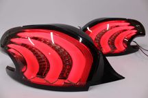 Lampy światła tył tylne PEUGEOT 208 r.12-15 LED BAR NEON Tuning SMOKE