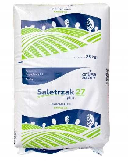 Nawóz SALETRZAK 27 Plus 25kg Grupa Azoty Saletra amonowa