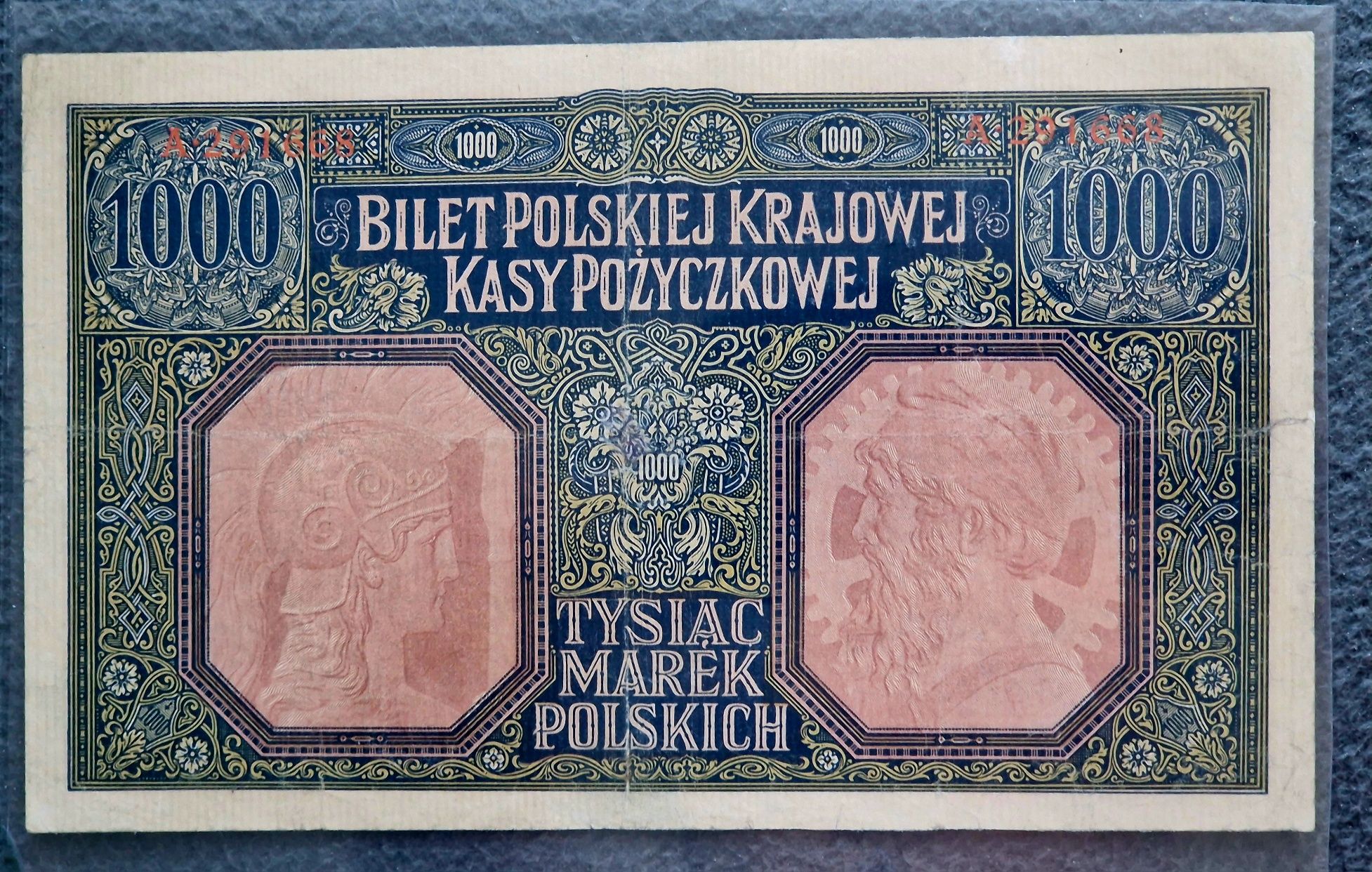 1000 Marek Polskich 1916 rok Rzadkie